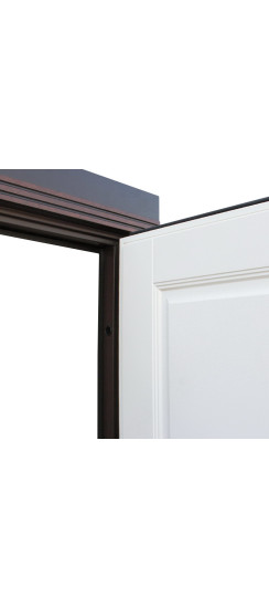 Стальная дверь "Фараон". Заказная модель. | Два цвета покрытия коробки: внешняя сторона - 