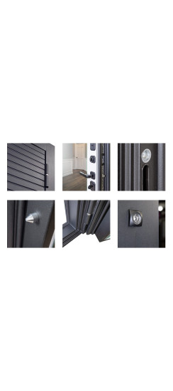 Стальная дверь "Dominica" с зеркалом. Заказная модель. | Порошковое покрытие 