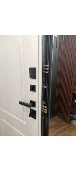 Стальная дверь "Цаворит" (терморазрыв 3к). Заказная модель. | Два слоя покрытия: первый слой - цинкогрунт, второй слой - порошковое покрытие 