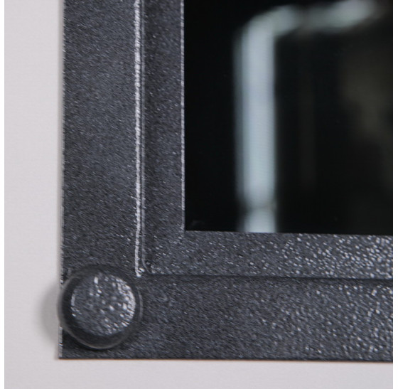 Стальная дверь "Galant" с окном (терморазрыв 3к). Заказная модель. | Два слоя покрытия: первый слой - цинкогрунт, второй слой - порошковое покрытие (цвет 