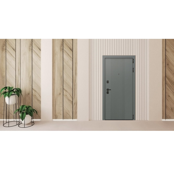 Стальная дверь «Урбан». Заказная модель. | Порошковое покрытие 