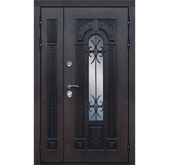 Стальная дверь "Русь Великая" (терморазрыв 3к). Заказная модель. | Порошковое покрытие 