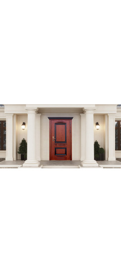 Стальная дверь "Фараон". Заказная модель. | Два цвета покрытия коробки: внешняя сторона - 