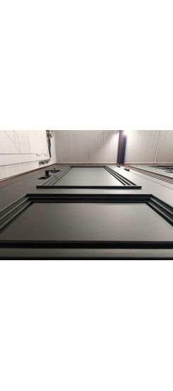 Стальная дверь "Цаворит" (терморазрыв 3к). Заказная модель. | Два слоя покрытия: первый слой - цинкогрунт, второй слой - порошковое покрытие 