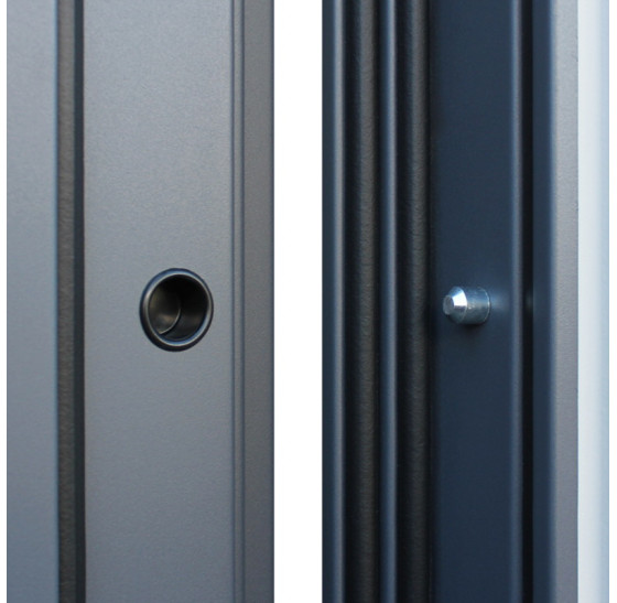 Стальная дверь "Лабиринт" (терморазрыв 3к). Заказная модель. | Два слоя покрытия: первый слой - цинкогрунт, второй слой - порошковое покрытие 