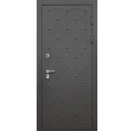 Стальная дверь "Геркулес" (терморазрыв 3к). Заказная модель. | Два слоя покрытия: первый слой - цинкогрунт, второй слой - порошковое покрытие 