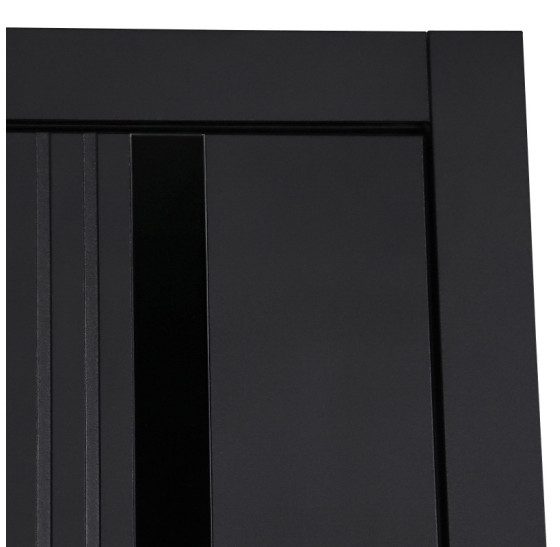 Стальная дверь "Silver" с зеркалом. Заказная модель. | Порошковое покрытие 