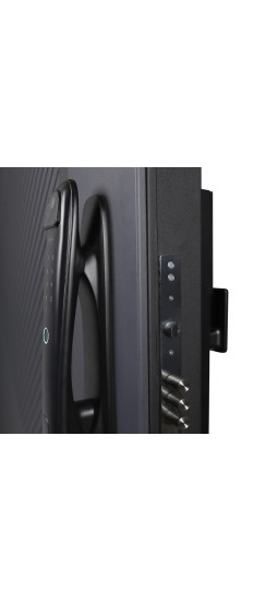 Стальная дверь "Гавана" (биометрический замок). Заказная модель. | Порошковое покрытие 