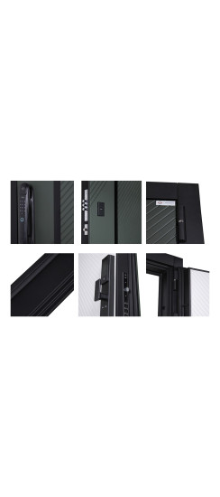 Стальная дверь Лион (биометрический замок) | Порошковое покрытие 