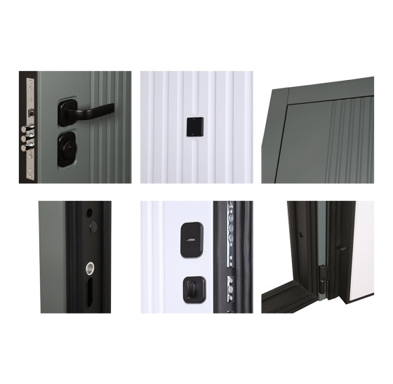 Стальная дверь «Урбан». Заказная модель. | Порошковое покрытие 