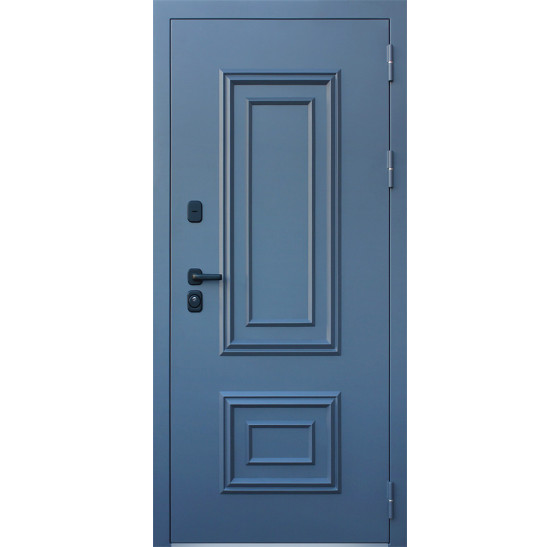 Стальная дверь "Лабиринт" (терморазрыв 3к). Заказная модель. | Два слоя покрытия: первый слой - цинкогрунт, второй слой - порошковое покрытие 