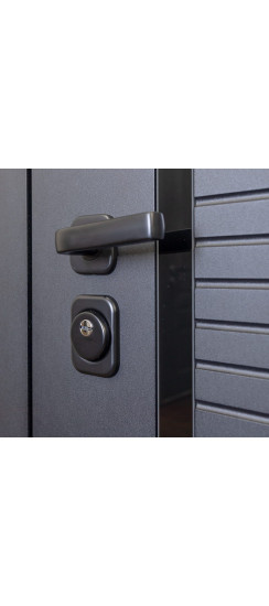 Стальная дверь "Dominica" с зеркалом. Заказная модель. | Порошковое покрытие 