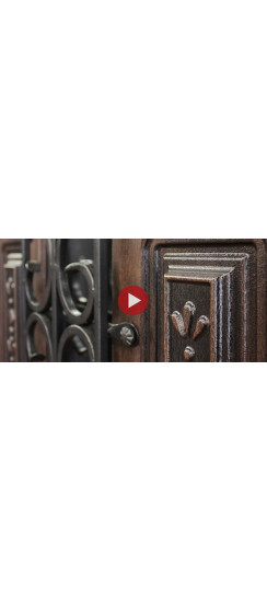 Стальная дверь "Русь". Заказная модель. | Порошковое покрытие 