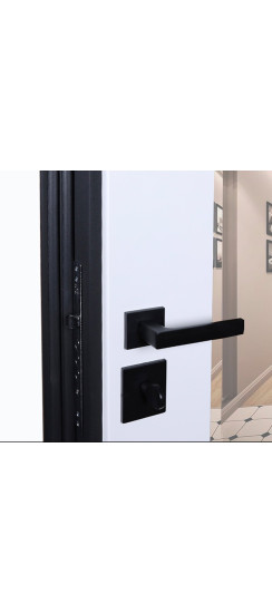 Стальная дверь "Берилл" с зеркалом (адаптивная замковая часть). Заказная модель. | Порошковое покрытие 