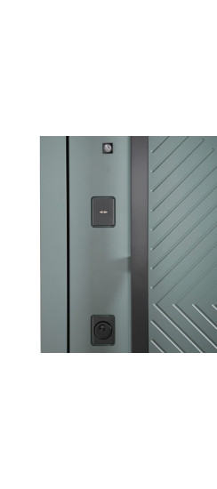 Стальная дверь «Тесла». Заказная модель. | Порошковое покрытие 