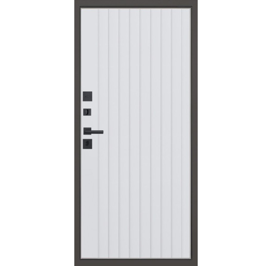 Стальная дверь "Bravo" (терморазрыв 3к). Заказная модель. | Два слоя покрытия: первый слой - цинкогрунт, второй слой - порошковое покрытие 