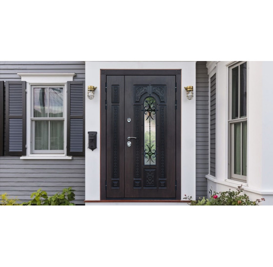 Стальная дверь "Русь Великая" (терморазрыв 3к). Заказная модель. | Порошковое покрытие 