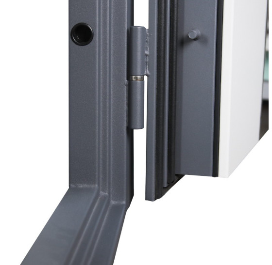 Стальная дверь "Император" с окном (терморазрыв 3к). Заказная модель. | Два слоя покрытия: первый слой - цинкогрунт, второй слой - порошковое покрытие (с внешней стороны 