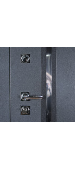 Стальная дверь "Меккано". Заказная модель. | Порошковое покрытие 