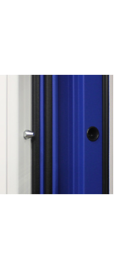 Стальная дверь "Lamborghini". Заказная модель. | Два цвета покраски коробки: внешняя сторона - 