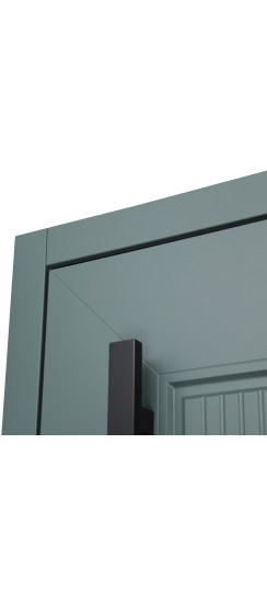 Стальная дверь "Зетта" с зеркалом. Заказная модель. | Порошковое покрытие  