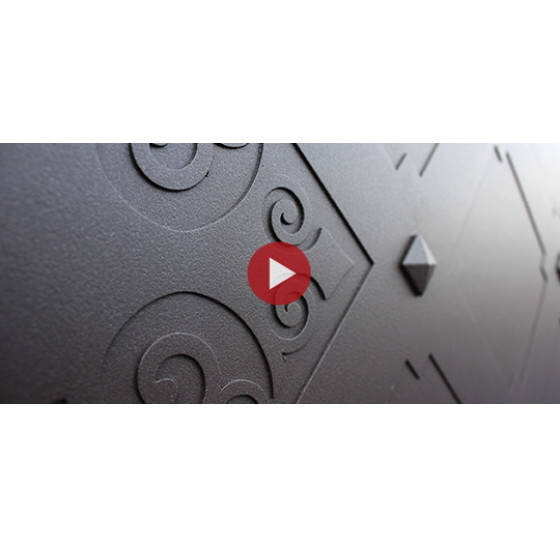 Стальная дверь "Геркулес" (терморазрыв 3к). Заказная модель. | Два слоя покрытия: первый слой - цинкогрунт, второй слой - порошковое покрытие 