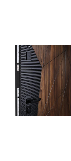 Стальная дверь "Берилл" с зеркалом (адаптивная замковая часть). Заказная модель. | Порошковое покрытие 