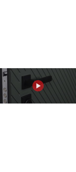 Стальная дверь «Vertu» с зеркалом (адаптивная замковая часть). | Порошковое покрытие 