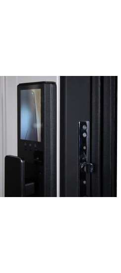 Стальная дверь "Берилл" (биометрический замок Y12). Заказная модель. | Порошковое покрытие 