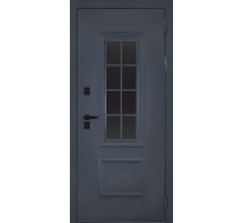 Стальная дверь "Galant" с окном (терморазрыв 3к). Заказная модель.