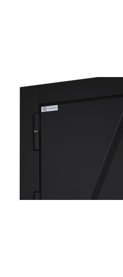 Стальная дверь "Обсидиан" 3Д. Заказная модель. | Порошковое покрытие 