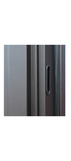 "Grand Lux light 2" с окном и лазерной резкой (терморазрыв 3к). | Два слоя покрытия: первый слой - цинкогрунт, второй слой - порошковое покрытие "муар коричневый"., 2050 х 880; 2050 х 960.