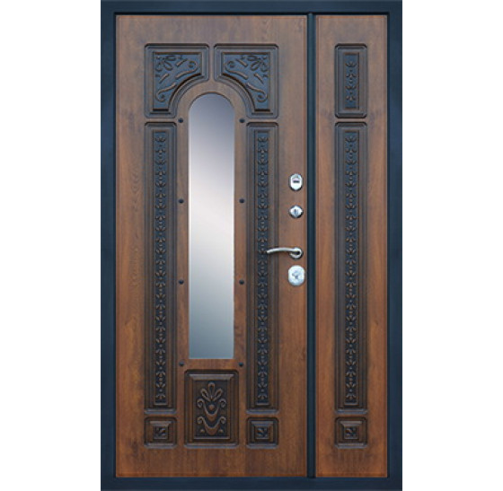 Стальная дверь "Русь Великая" (терморазрыв 3к). Заказная модель. | Порошковое покрытие 