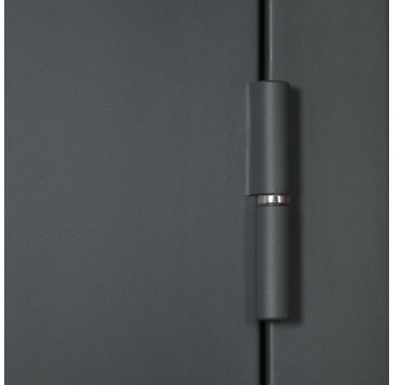 Стальная дверь "Изумруд" с окном и лазерной резкой (терморазрыв 3к) | Два цвета покраски рамы и полотна (внешняя сторона - 