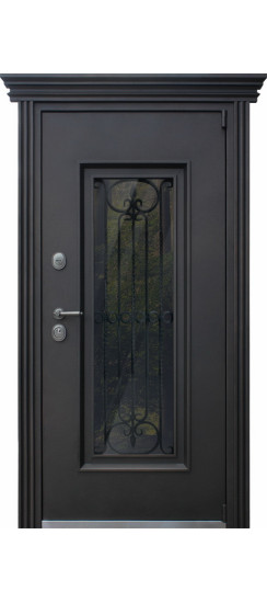 Стальная дверь "Grand Lux light". Заказная модель. | Два слоя покрытия: первый слой - цинкогрунт, второй слой - порошковое покрытие 