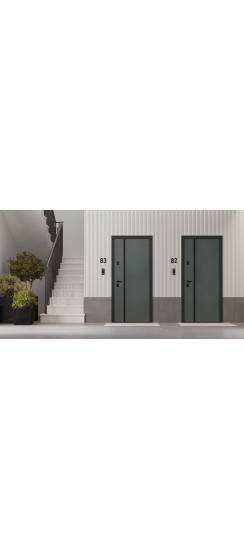 Стальная дверь "Лион" в магазине Ателье Стальных Дверей | Порошковое покрытие 