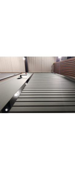 Стальная дверь "Ferrum" с зеркалом (адаптивная замковая часть) | Порошковое покрытие 