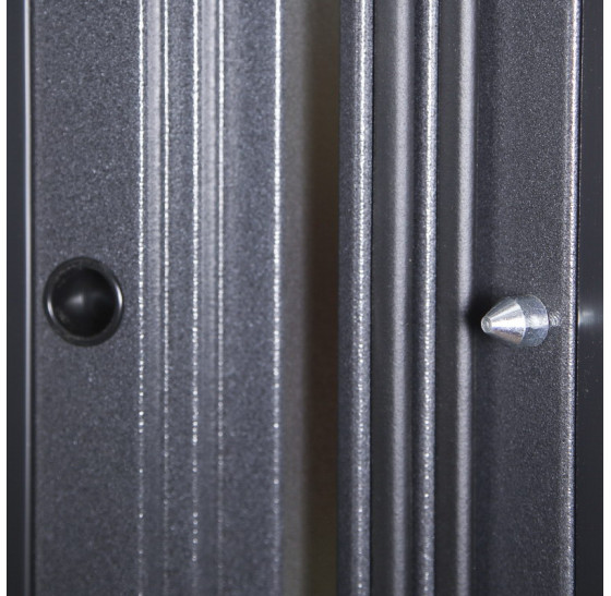 Стальная дверь "Galant" с окном (терморазрыв 3к). Заказная модель. | Два слоя покрытия: первый слой - цинкогрунт, второй слой - порошковое покрытие (цвет 