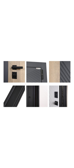 Стальная дверь "Бастион"  (адаптивная замковая часть). Заказная | Порошковое покрытие 