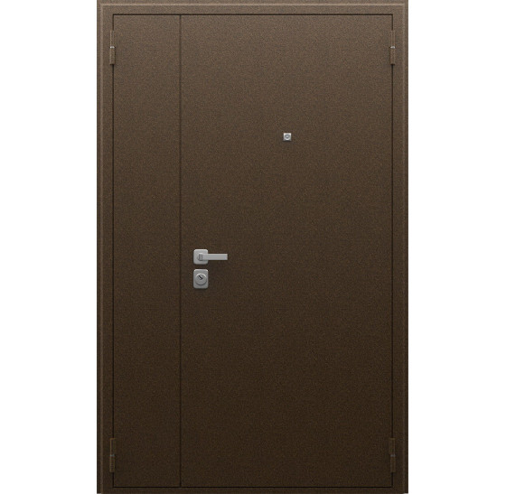 Стальная дверь "Двустворчатая NEW" (заказная) | Порошковое покрытие 