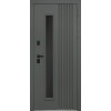 Стальная дверь "Барс" с окном (терморазрыв 3к). Заказная модель. | Два слоя покрытия металла: первый слой - цинкогрунт, второй слой - порошковое покрытие 