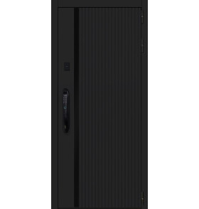 Стальная дверь "Silver" с зеркалом (биометрический замок)