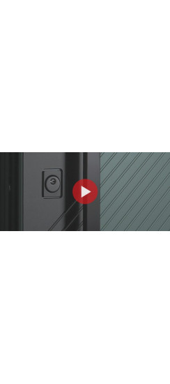 Стальная дверь "Альфа" с зеркалом. Заказная модель. | Порошковое покрытие 