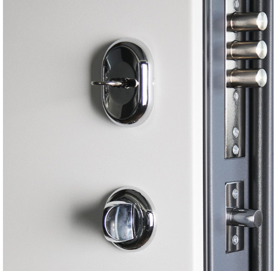 Стальная дверь "Император" с окном (терморазрыв 3к). Заказная модель. | Два слоя покрытия: первый слой - цинкогрунт, второй слой - порошковое покрытие (с внешней стороны 