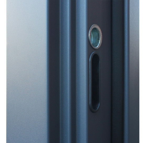 Стальная дверь "Лабиринт" (терморазрыв 3к). Заказная модель. | Два слоя покрытия: первый слой - цинкогрунт, второй слой - порошковое покрытие 