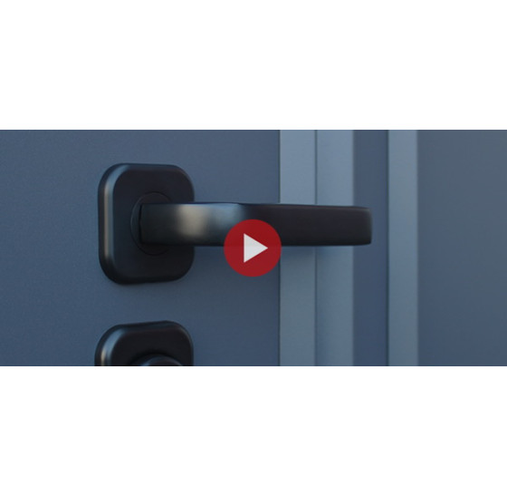 Стальная дверь "Лабиринт" (терморазрыв 3к). Заказная модель. | Два слоя покрытия: первый слой - цинкогрунт, второй слой - порошковое покрытие 