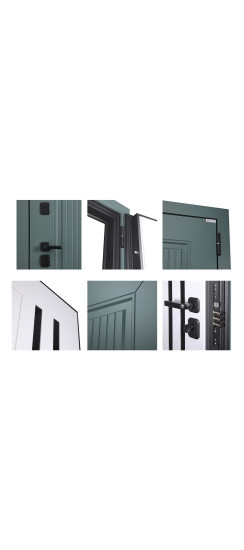 Стальная дверь "Афина". Заказная модель. | Порошковое покрытие 