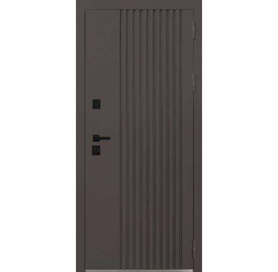 Стальная дверь "Bravo" (терморазрыв 3к). Заказная модель. | Два слоя покрытия: первый слой - цинкогрунт, второй слой - порошковое покрытие 