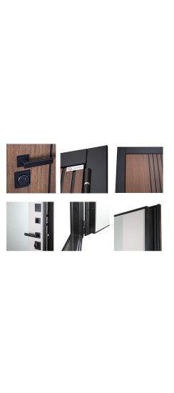 Стальная дверь "Фаворит" с матовым зеркалом. Заказная модель. | Порошковое покрытие 