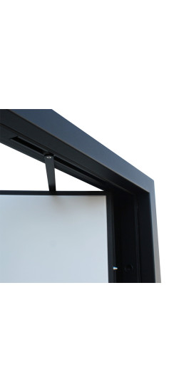 Стальная дверь "Дипломат". Заказная модель. | Два слоя покрытия: первый слой - цинкогрунт, второй слой - порошковое покрытие 